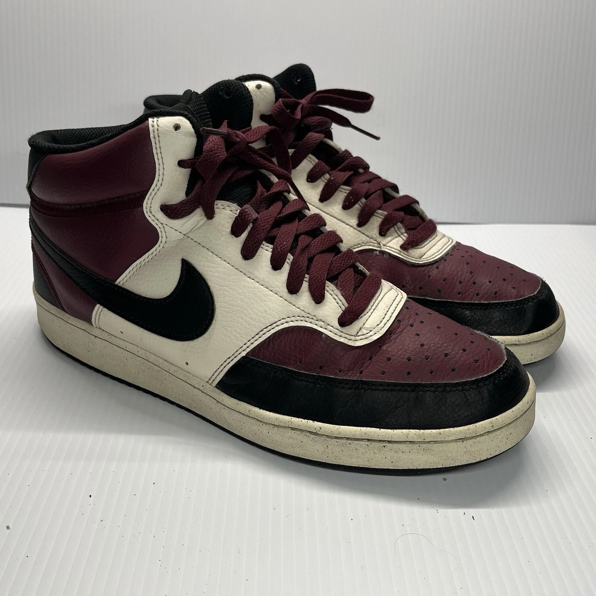 Nike Court Vision Mid Next Nature Mens 10 Dark Beetroot 