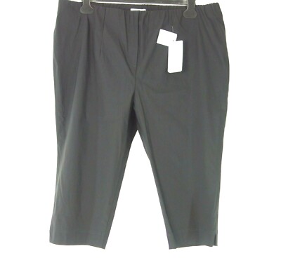 Pants Black Plus Size KJBRAND Womens Chino Susie Capri 52 K Plus Size 7/8 New