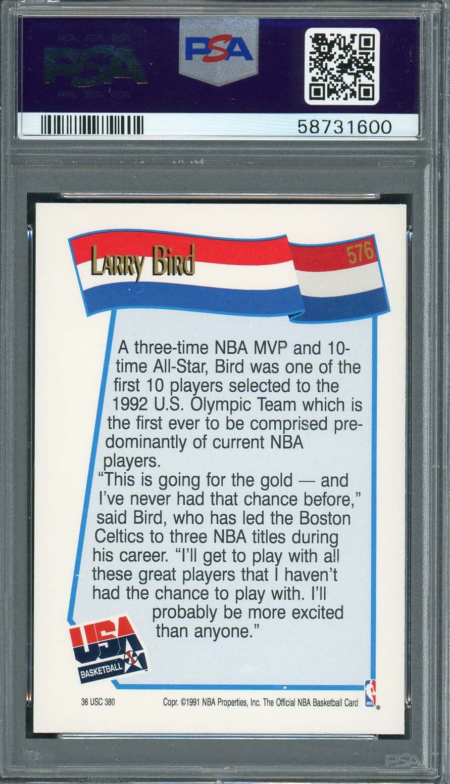 Larry Bird 1991 Hoops Basketball Card 576 Graded PSA 10 EBay larry-bird-1991-hoops-basketball-card-576-graded-psa-10-ebay