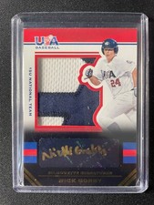 2017 Panini USA Stars & Stripes Nick Gorby Autographed Patch Black #03/10!!!