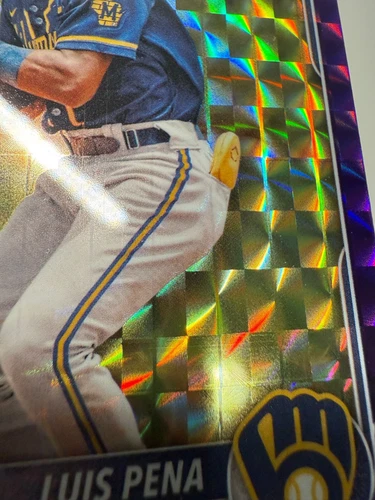 Luis Pena 2025 Bowman 铬 1 号紫色几何折射器 /250 #BCP-38 酿酒商 - 第 3 张/共 10 张