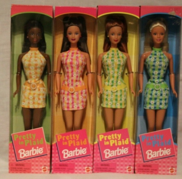pretty in plaid barbie 1998