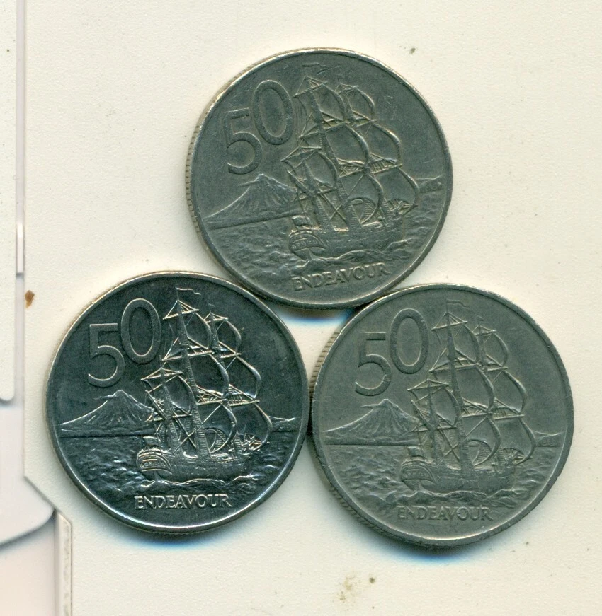 準未使用+　ニュージーランド　1967年　クック船長　10シリング　P-158d 25+ 1980 New Zealand Coins for sale | Updated Oct 2026
