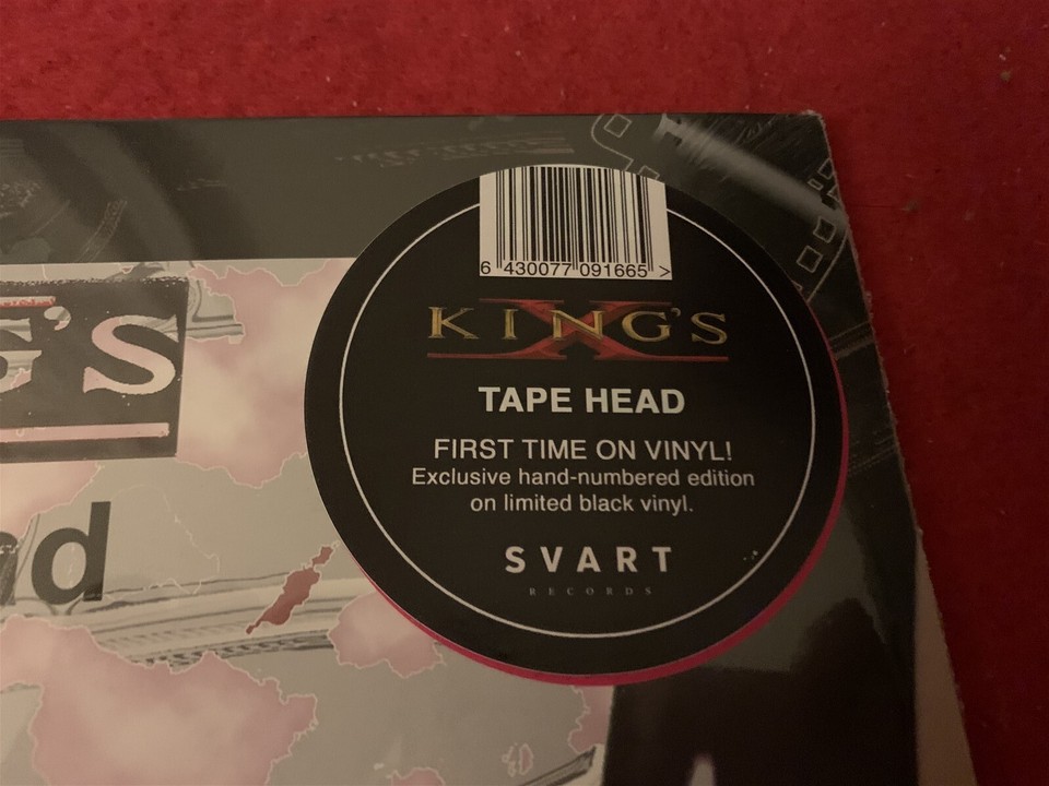 KING'S X TAPE HEAD ULTRA RARE 2021 NUMBERED LTD EDITION VINYL LP SEALED
