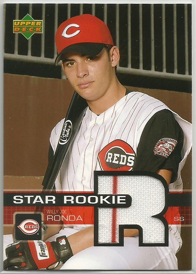 2003 Upper Deck Prospect Premieres WILLY JOE RONDA Star Rookie Jersey