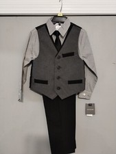Van Heusen Boys 4-Piece Suit Set, Size 4 Regular