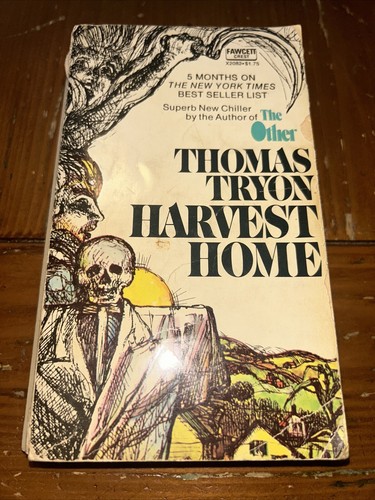 Harvest Home by Thomas Tyron 1974 Paperback Horror Fawcett F23