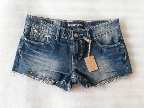 Superdry womens denim shorts sz xs-s | eBay