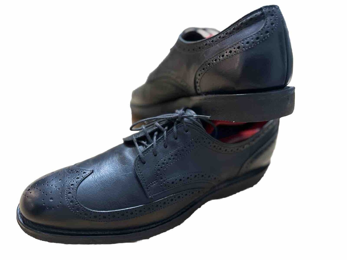 ALLEN EDMONDS Road Warriors Black Leather Oxford Wingtip Dress Shoes - 10.5 B Allen Edmonds EE Wingtip Dress Shoes for Men for sale | eBay main image 3