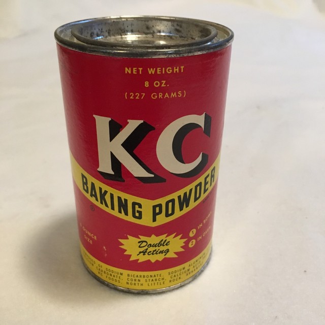 Antique Tin BANK KC Baking Powder 8 oz. Can Bank 1950's eBay