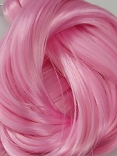 Nylon Doll Hair Sweet Pea Pink ReRooting Custom Barbie My Little Pony