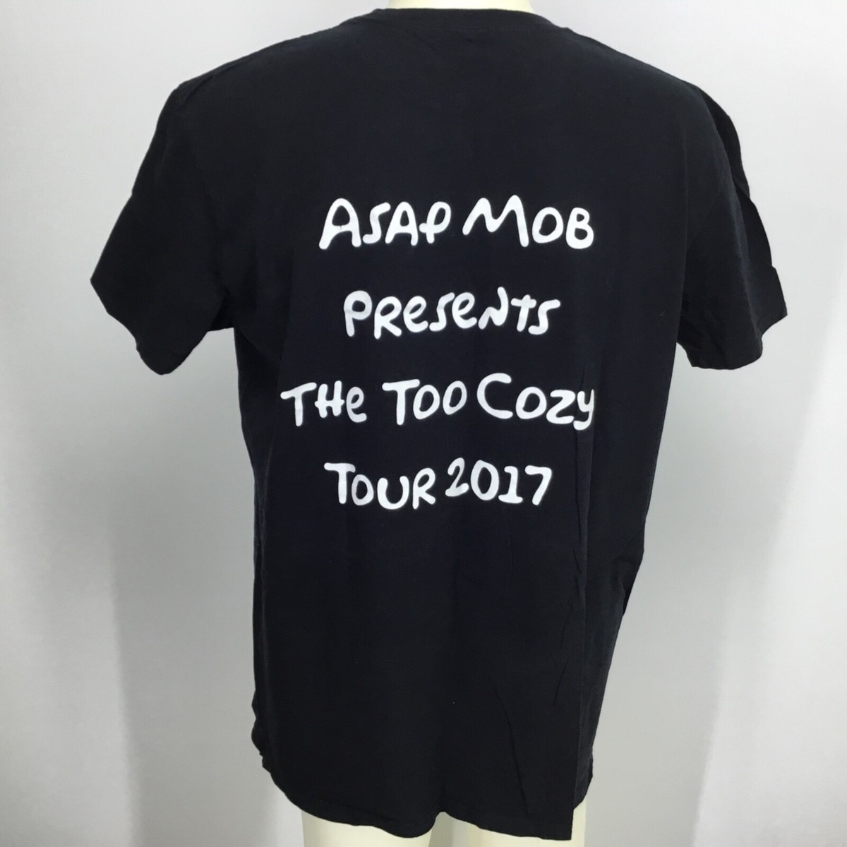 ✈ A$AP MOB TOO COZY TOUR (2017) Tシャツ A$AP MOB TOO COZY TOUR 2017 T-Shirt Large ASAP YAMS RIP rare