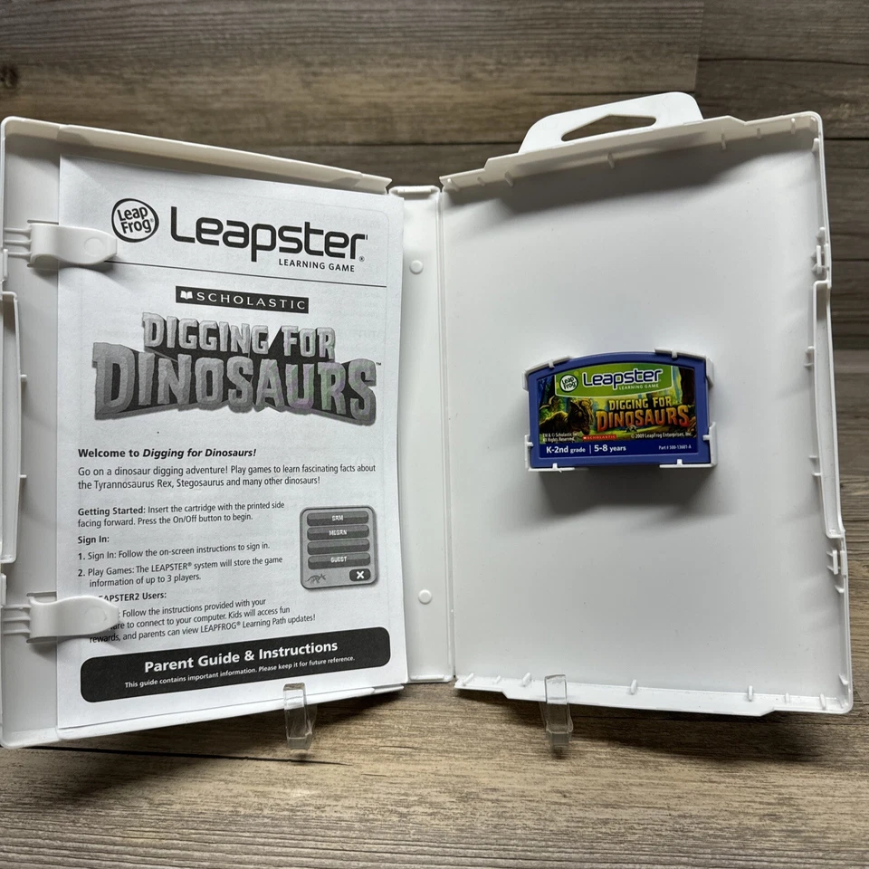 LeapFrog Leapster Learning Game "Digging for Dinosaurs"  Leapster/Leapster2 - Image 3 of 3