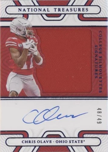 2022 Panini National Treasures Collegiate Chris Olave #SS-COL