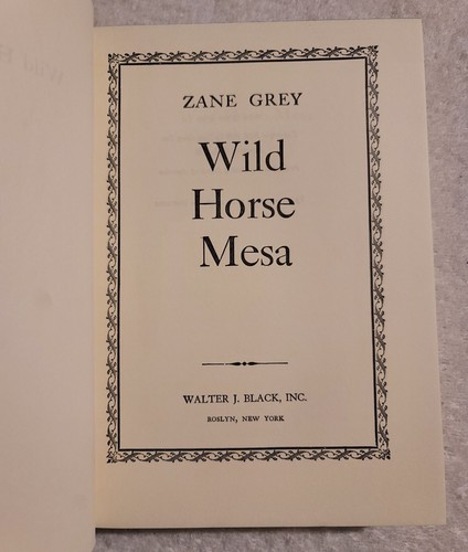 Zane Grey Lot 7 Novel Set Classic Western Walter Black Edition 1932 1940 1952 - Imagen 9 de 10