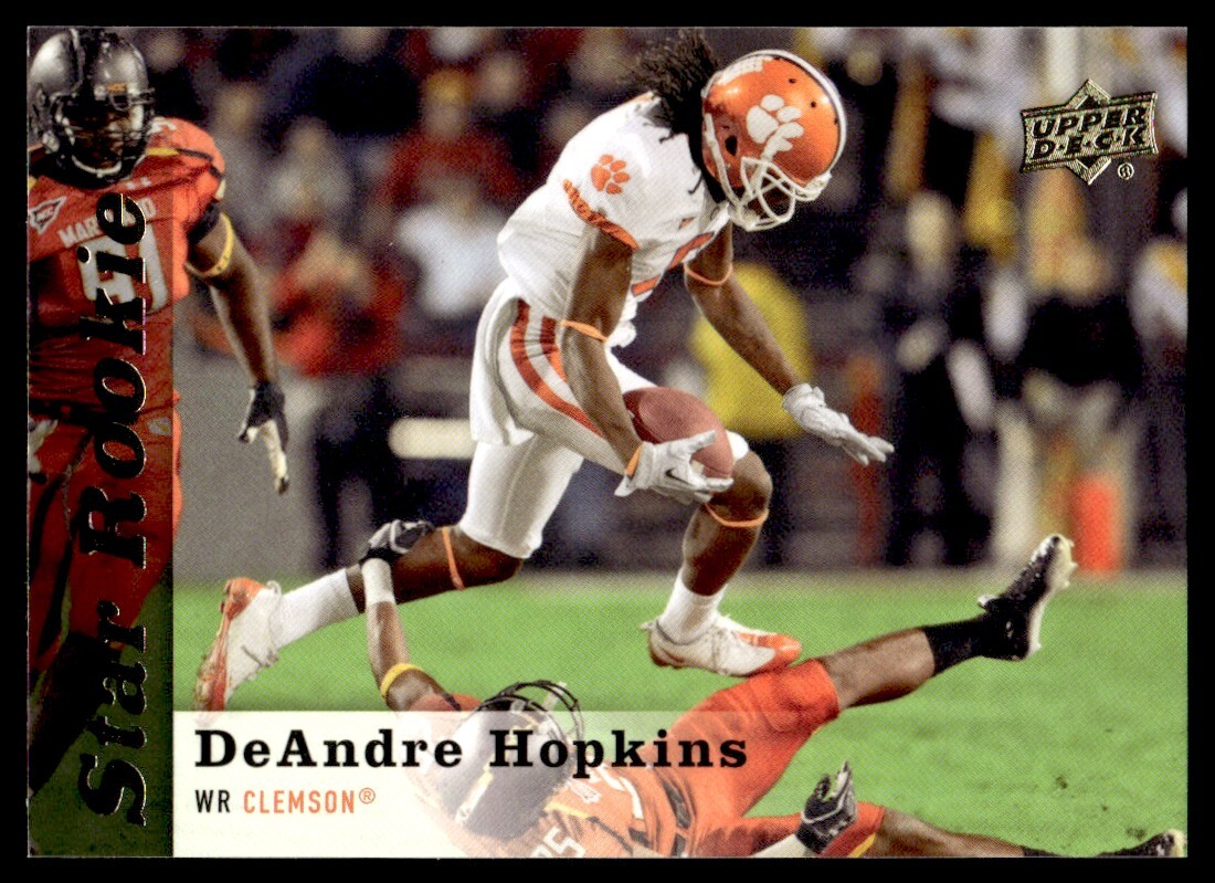 2013 Upper Deck Star Rookie #85 DeAndre Hopkins Clemson Tigers