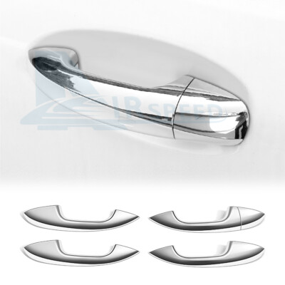 For Benz A B E Class GLC GLA GLB Silver Car Exterior Door Handle Half Cover Trim