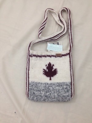  Ark Imports Fair Trade Hand Made Nepali Craftd New Zealand Wool Shoulder Bag