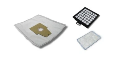 KALLEFORNIA 4 Staubsaugerbeutel + HEPA Motor-Filter-Set für Siemens Dynapower XXL Specialist