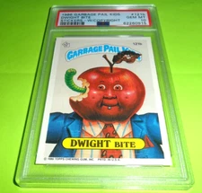 1986 Topps Garbage Pail Kids Series 3 121b Dwight Bite Copyright PSA 10 GEM MINT