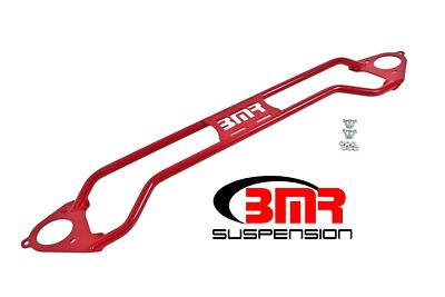 BMR Suspension Strut Tower Brace Front Red Twin Tube Fits 16-18 Chevy Camaro