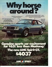 1979 AMC SPRINT GT ~ CLASSIC ORIGINAL PRINT AD