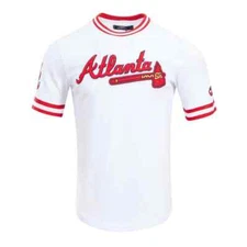 Pro Standard - MLB Atlanta Braves Men's Classic Chenille Double Knit Top - White