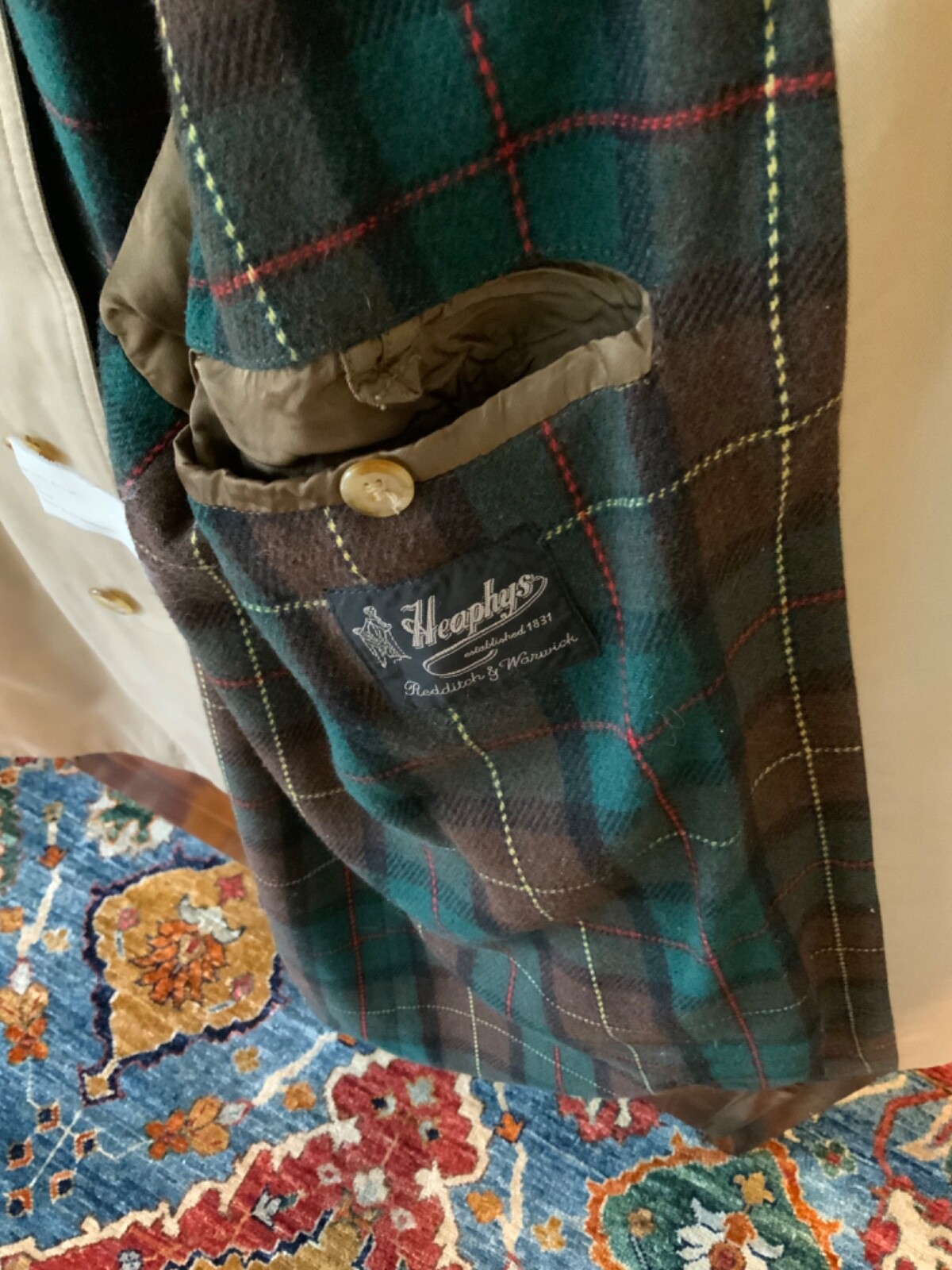 Mens Grenfell Mackintosh/Raincoat, Fully Lined, Size … Gem