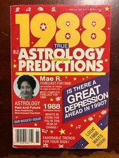 1988 True Astrology Forecast Predictions Past Future Change Signs Vtg 1980s