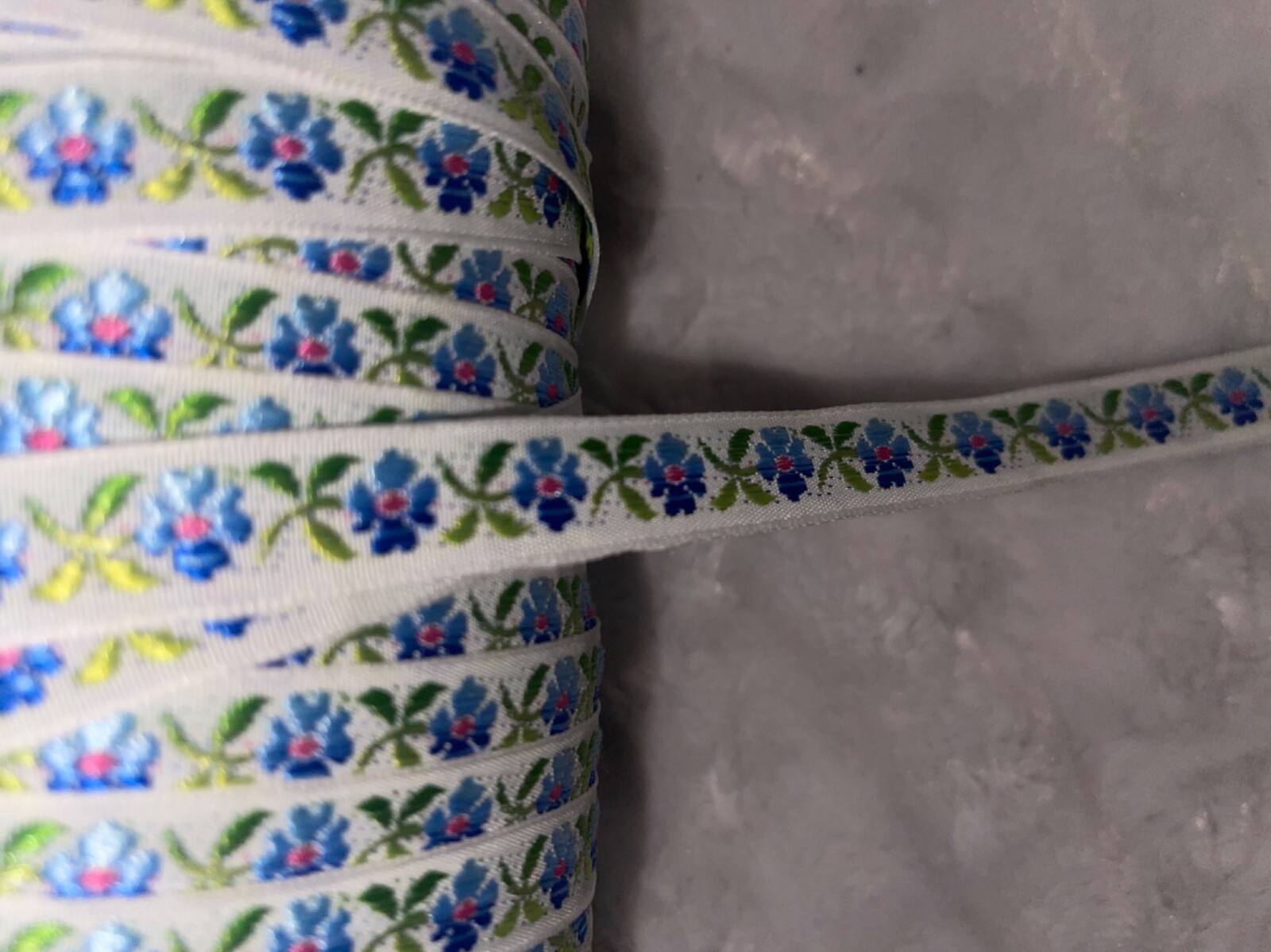 10 yards baby blue lime green pink woven jacquard sewing trim ribbon 1/2” wide eBay