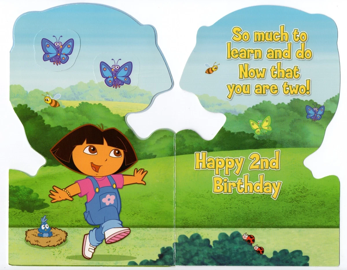Dora The Explorer Birthday Cards Printable