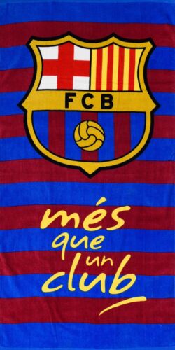 EXTRA LARGE New Barcelona Football Club Beach Bath Towel Boys Kids Fans Gift - Photo 1 sur 1