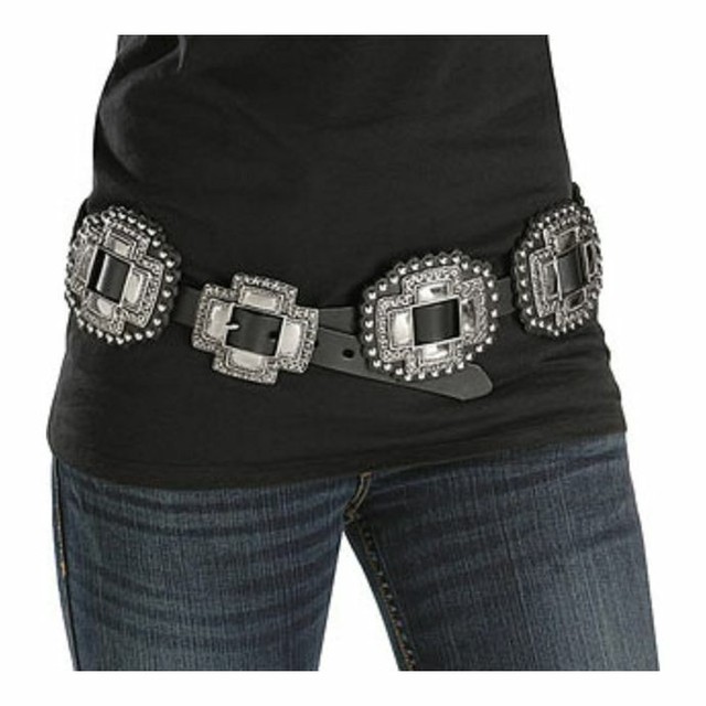 black concho belt