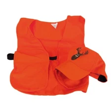 New without Tag Outdoor Neon Orange Deer Cap Hat Adjustable Neon Orange Vest