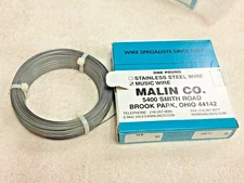 Music Wire Phosphate-Coated 1080 Carbon Steel Wire, 0.035" Diameter, 1 lb. Coil