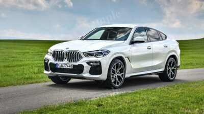 BMW X6 XDrive30D M Sport High Res Wall Decor Print Photo Poster