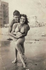 man and woman in WWII WW2 Photo Glossy 4 6 in B019
