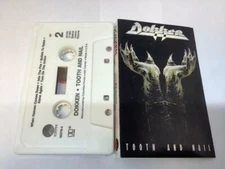 DOKKEN Audio Cassette Tape TOOTH AND NAIL 1984 Elektra Records Canada 60376-4