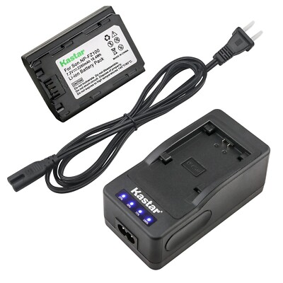 LED1 Charger & 1 Battery for Alpha a9 a9 II a9 III a7 III a7 IV a7R III