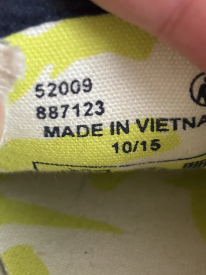 Mini Boden Canvas Boys Pull On Slip On Shoes Denim Blue Size 31 Or 13 - Изображение 4 из 4