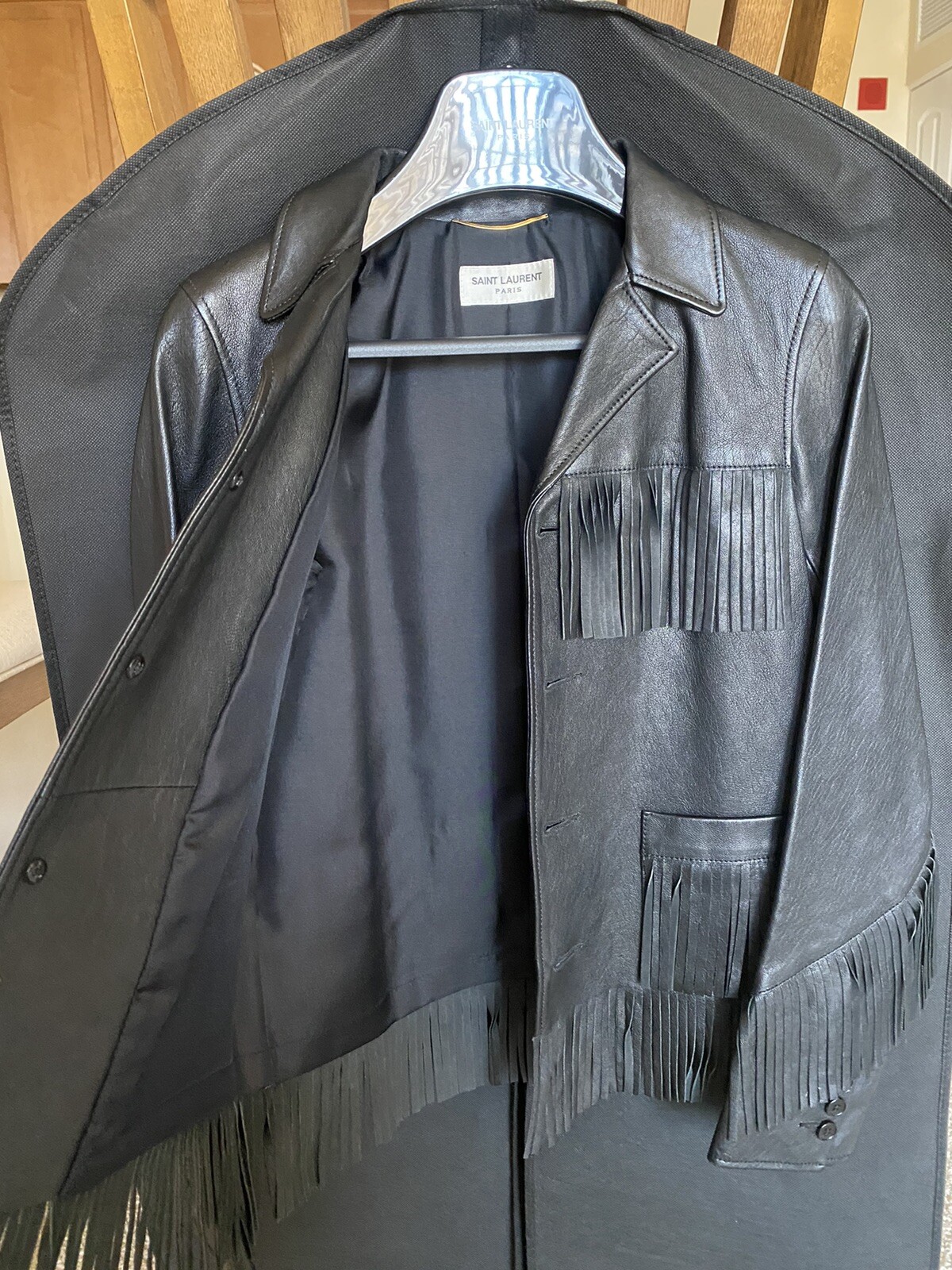 Giacca Saint Laurent Curtis nuova con etichette taglia 36FR