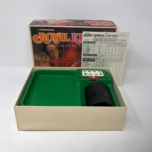 Vintage 1974 Royal Kismet Dice Game Lakeside COMPLETE - Picture 3 of 7
