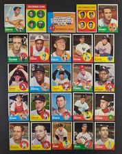 1963 Topps Baseball Set Break 25 Cards Gaylord Perry Rookie