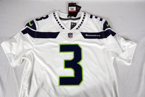 New Mens Seattle Seahawks Russell Wilson #3 White Limited Jersey Nike NWT L 78S - Picture 3 of 9