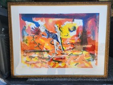 Litografia incorniciata Marco Cingolani Wilde d Nietzsche nel firmata e numerata 68/99