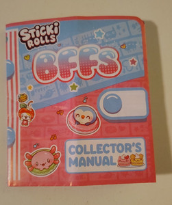 Sticki Rolls BFF's Limited Edition Bracelets Binder Pages Sticki Rolls