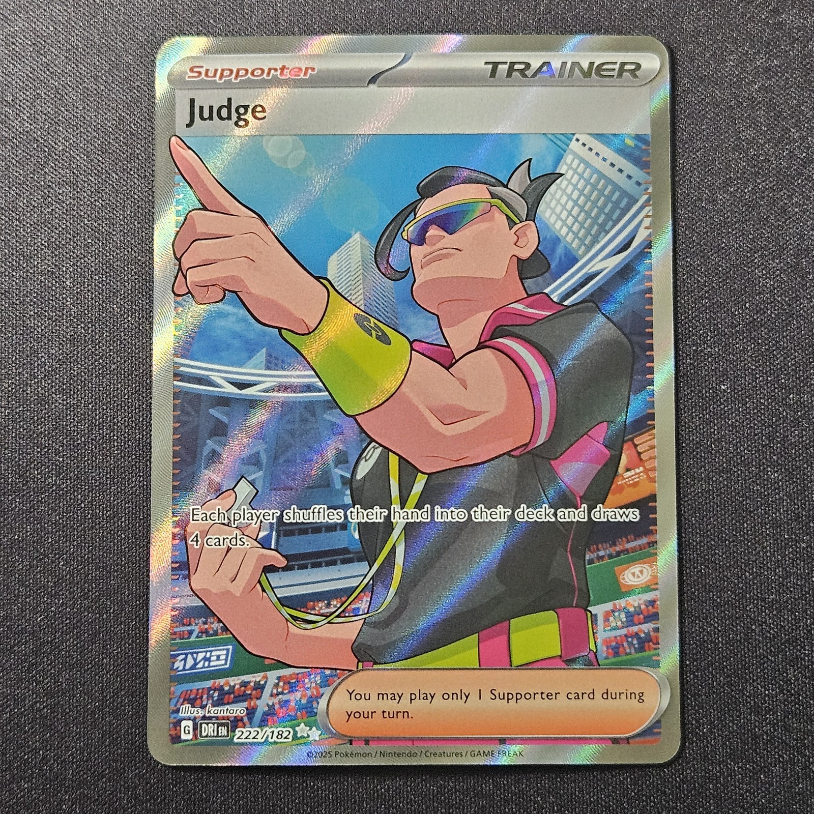 Judge - - Ultra Rare - SV10: Destined Rivals #222/182 - NM