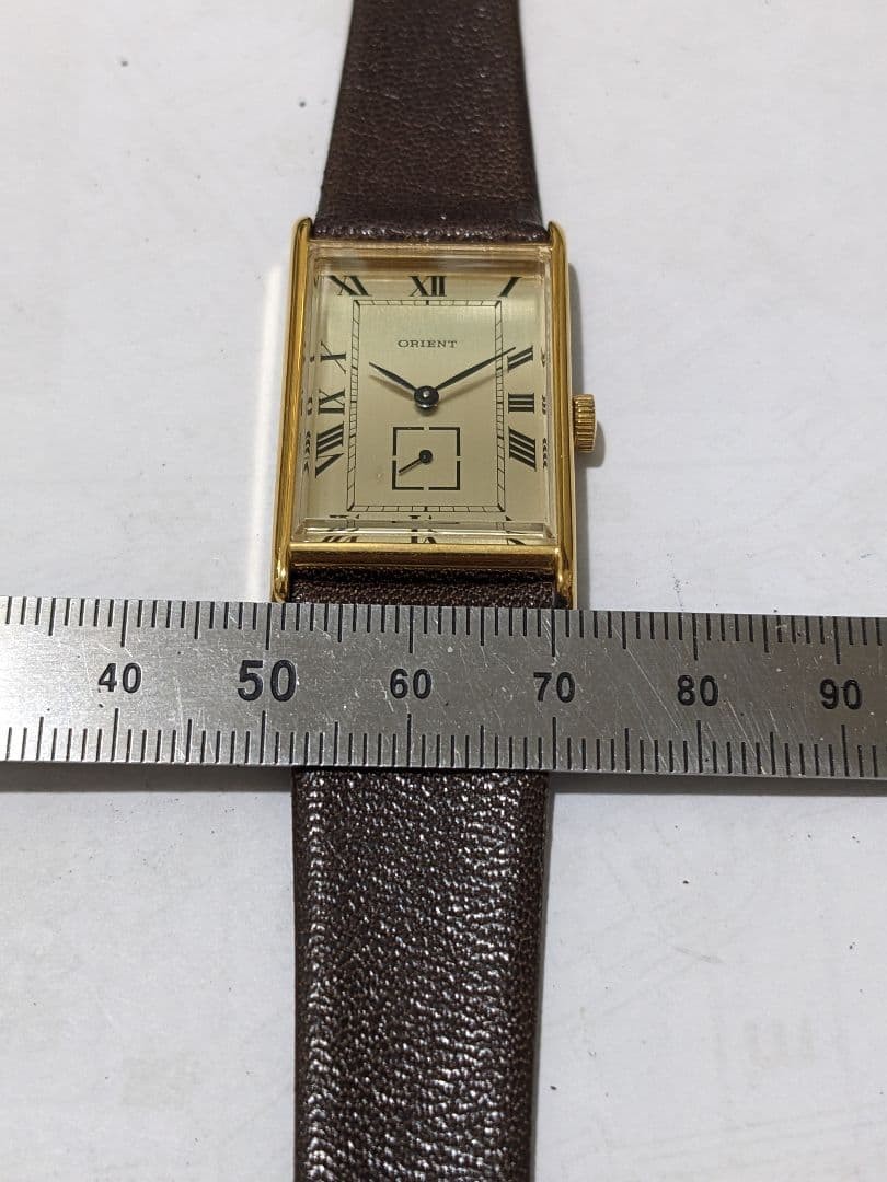 ORIENT Small Second Handwind Wristwatch Vintage D… - image 8