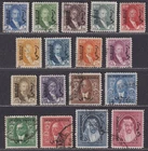 Iraq 1932 KGV Official Overprint Set Used SG O155-O171 cat £225