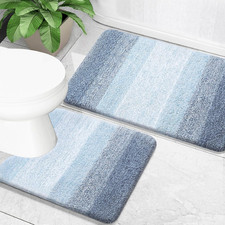 Soft Microfiber Bathroom Rug Set